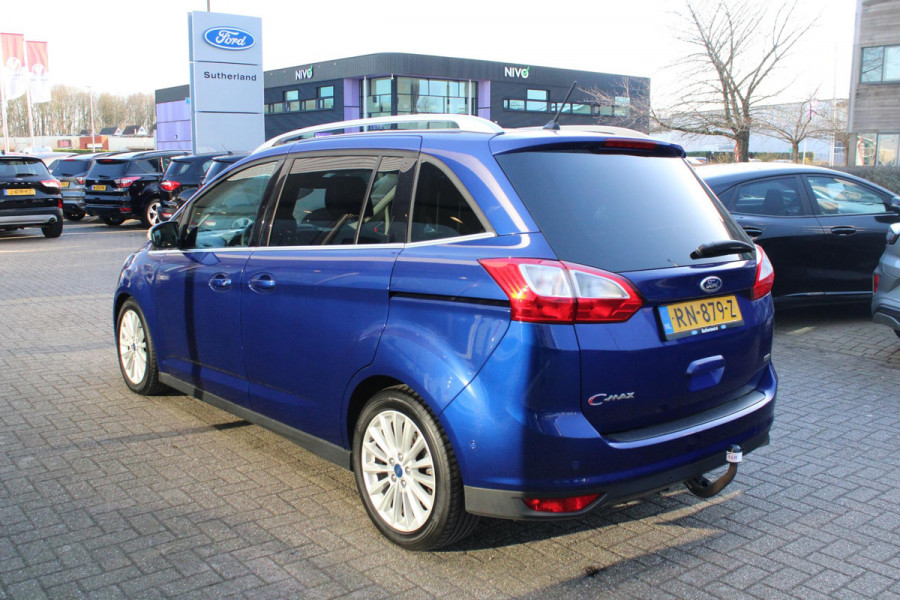 Ford Grand C-Max 1.0 Titanium 125pk | Trekhaak | Sensoren Voor & Achter | verwarmd voorruit