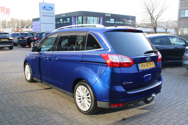 Ford Grand C-Max 1.0 Titanium 125pk | Trekhaak | Sensoren Voor & Achter | verwarmd voorruit