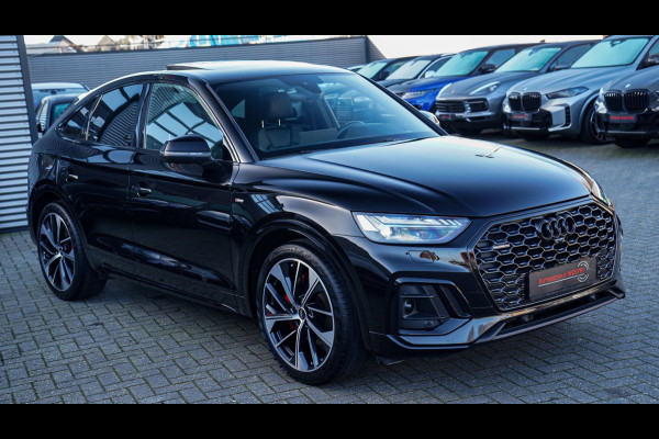 Audi Q5 Sportback 55 TFSI e Quattro | 2 x S-line | RS Zetels | Panorama | Luchtvering | Camera | Audi Drive Select | Apple Carplay