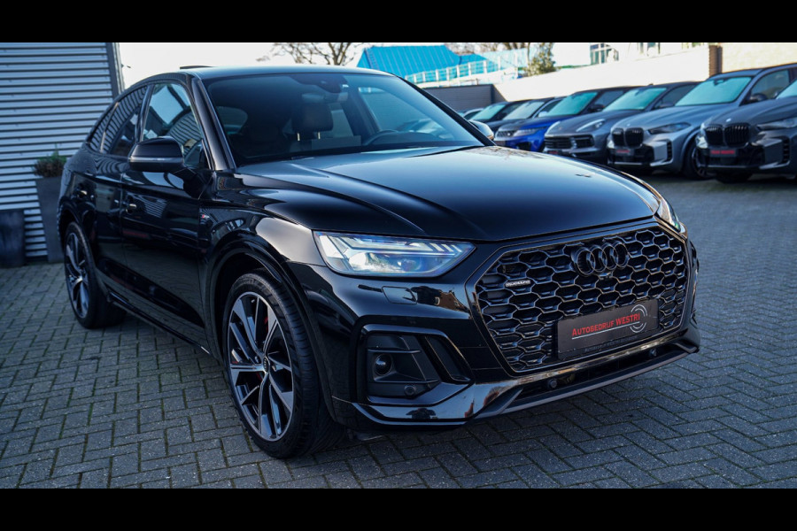 Audi Q5 Sportback 55 TFSI e Quattro | 2 x S-line | RS Zetels | Panorama | Luchtvering | Camera | Audi Drive Select | Apple Carplay