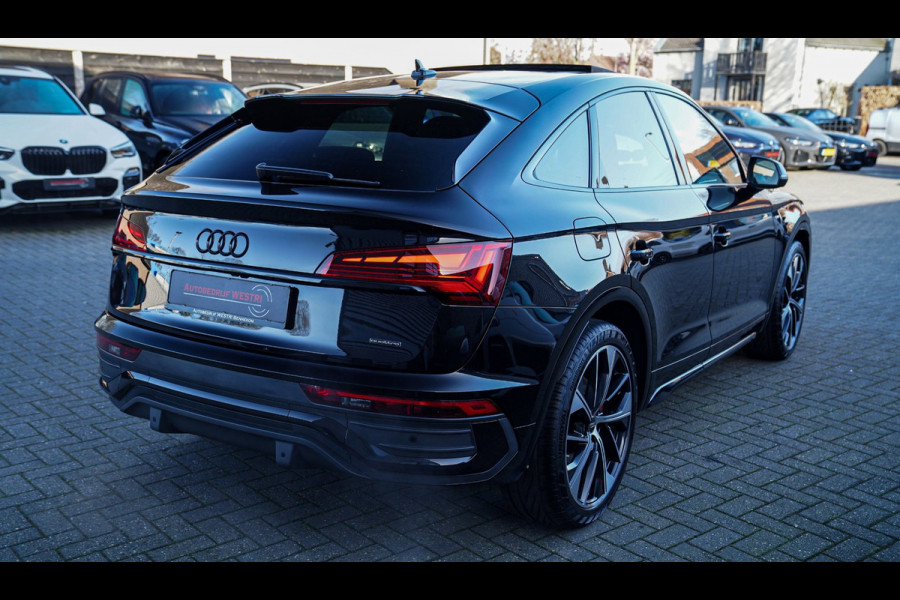 Audi Q5 Sportback 55 TFSI e Quattro | 2 x S-line | RS Zetels | Panorama | Luchtvering | Camera | Audi Drive Select | Apple Carplay