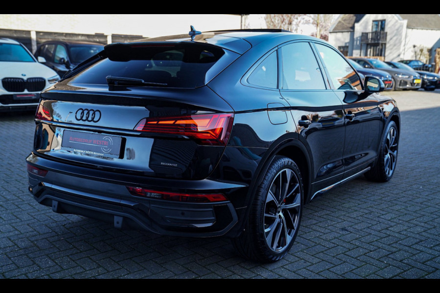 Audi Q5 Sportback 55 TFSI e Quattro | 2 x S-line | RS Zetels | Panorama | Luchtvering | Camera | Audi Drive Select | Apple Carplay