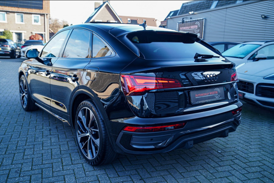 Audi Q5 Sportback 55 TFSI e Quattro | 2 x S-line | RS Zetels | Panorama | Luchtvering | Camera | Audi Drive Select | Apple Carplay