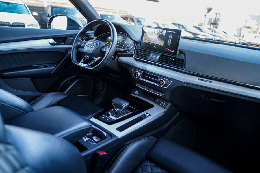 Audi Q5 Sportback 55 TFSI e Quattro | 2 x S-line | RS Zetels | Panorama | Luchtvering | Camera | Audi Drive Select | Apple Carplay