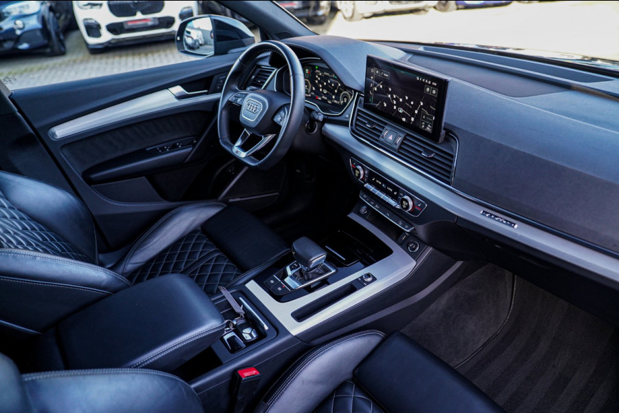 Audi Q5 Sportback 55 TFSI e Quattro | 2 x S-line | RS Zetels | Panorama | Luchtvering | Camera | Audi Drive Select | Apple Carplay