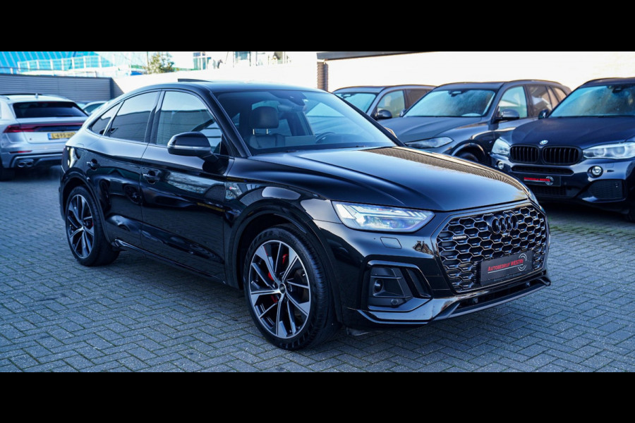 Audi Q5 Sportback 55 TFSI e Quattro | 2 x S-line | RS Zetels | Panorama | Luchtvering | Camera | Audi Drive Select | Apple Carplay