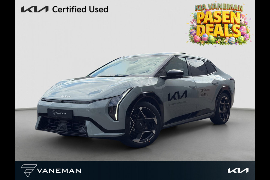 Kia EV4 Fastback GT-PlusLine 81.4 kWh Dodehoekcamera | Stoelventilatie | Pano | 360 Camera | HUD |