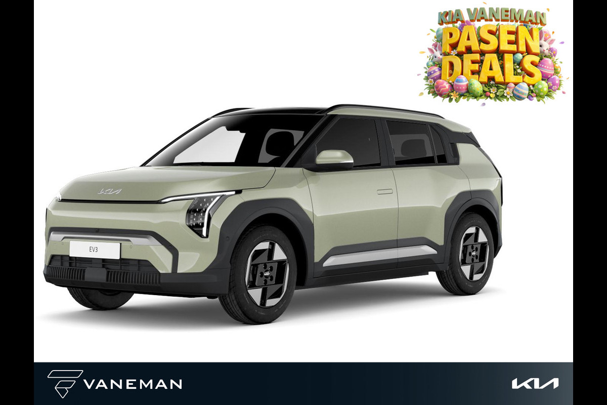 Kia EV3 Plus Advanced 81.4 kWh | Elektrisch glazen schuif-/kanteldak | Kunstlederen bekleding