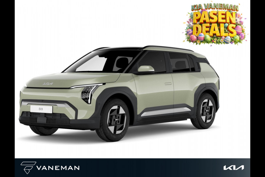 Kia EV3 Plus Advanced 81.4 kWh | Elektrisch glazen schuif-/kanteldak | Kunstlederen bekleding