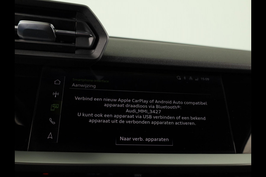 Audi A3 Sportback 45 TFSI e S edition Competition 245pk | Navigatie | Parkeercamera | Adaptieve cruise controle | Stoelverwarming