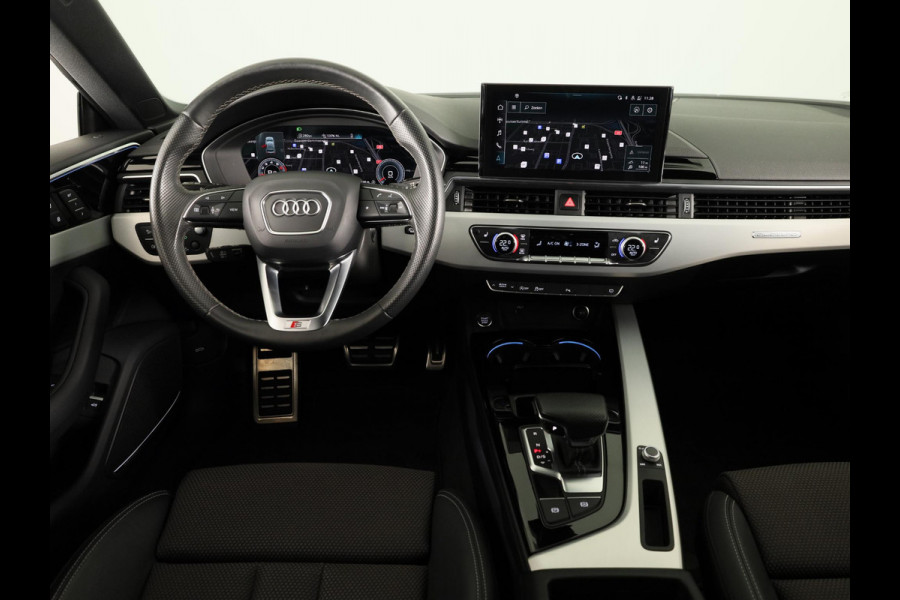Audi A5 Sportback 40 TFSI quattro S edition 204pk | Panoramadak | Headup display | B&O | Memory | Demperregeling | Matrix LED | Keyless | ACC | Standkachel | Verlengde garantie