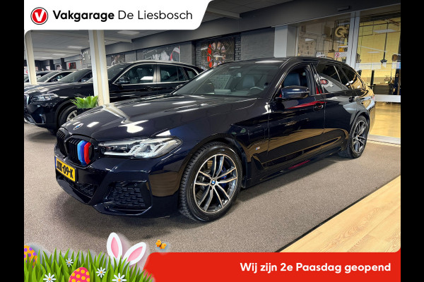 BMW 5 Serie Touring 530e xDrive High Executive M-sport / leer / pano / navi / head-up / Apple carplay