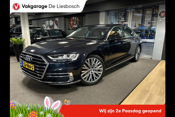 Audi A8 55 TFSI quattro / Leder / Navigatie / 20inch / B&O / stoel verwarming voor + achter.