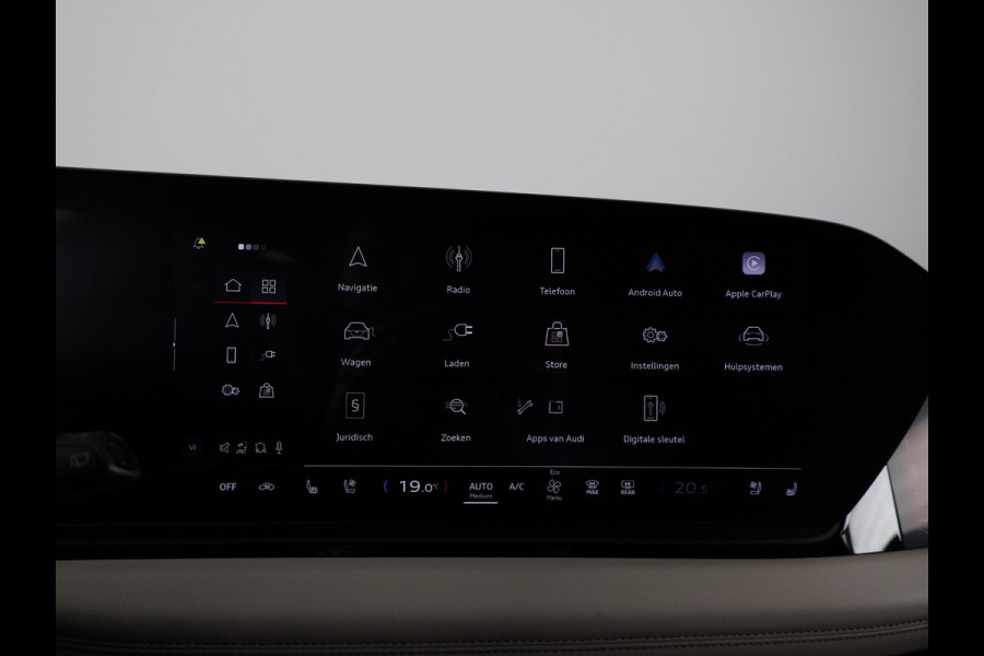 Audi A6 Avant e-tron Advanced edition performance 100 kWh 367pk | Adaptieve cruise controle | Stoelventilatie | Pack Tech Pro | Beige Leder