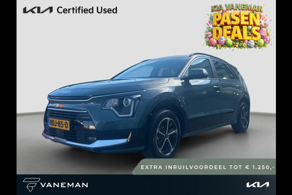 Kia Niro 1.6 GDi Hybrid DynamicLine | Tot € 1.250,- extra inruil tijdens dit Paasweekend! | Climate Control | Automaat | Adapt. Cruise | Navi | Carplay/Android Auto | Half-Leder |