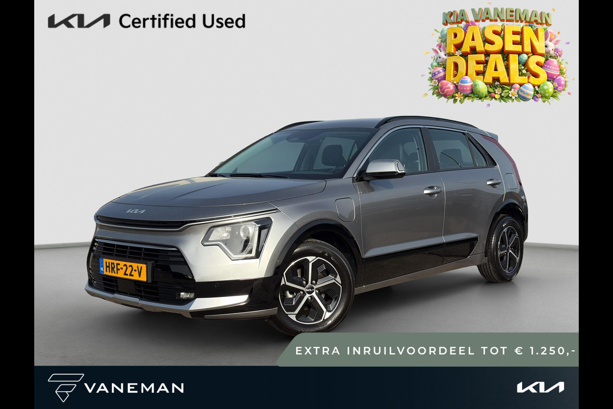 Kia Niro 1.6 GDi PHEV DynamicLine | Tot € 1.250,- extra inruil tijdens dit Paasweekend! | Automaat | Camera | Cruise | Sensoren | Apple Carplay & Android Auto | Navi |