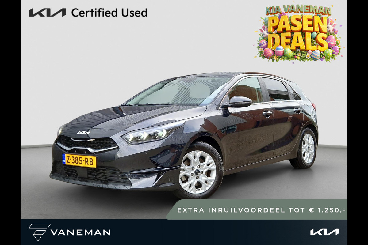 Kia Ceed 1.0 T-GDi DynamicPlusLine | Tot € 1.250,- extra inruil tijdens dit Paasweekend! | LED | Stoelverwarming | Dodehoek | KeyLess | Draadloos Opladen |