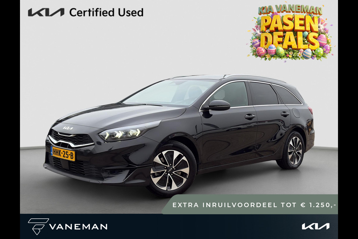 Kia Ceed Sportswagon 1.0 T-GDi MHEV Design Edition | Tot € 1.250,- extra inruil tijdens dit Paasweekend! | Automaat | JBL | Stoel- en Stuurverwarming | Lane Assist | Dode Hoek Assistentie | Navi | Apple Carplay & Android Auto |