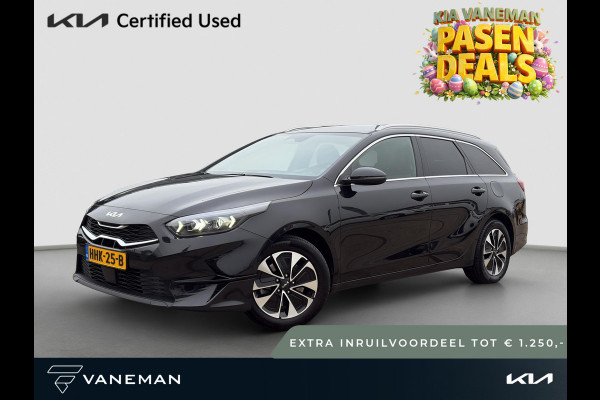 Kia Ceed Sportswagon 1.0 T-GDi MHEV Design Edition | Tot € 1.250,- extra inruil tijdens dit Paasweekend! | Automaat | JBL | Stoel- en Stuurverwarming | Lane Assist | Dode Hoek Assistentie | Navi | Apple Carplay & Android Auto |