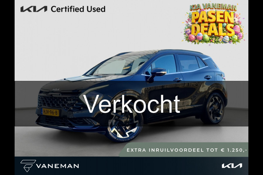 Kia Sportage 1.6 T-GDi Plug-in Hybrid AWD GT-Line | Tot € 1.250,- extra inruil tijdens dit Paasweekend! | Elektr. Stoelen | Schuif/Kanteldak | Adapt. Cruise | Carplay/Android Auto |