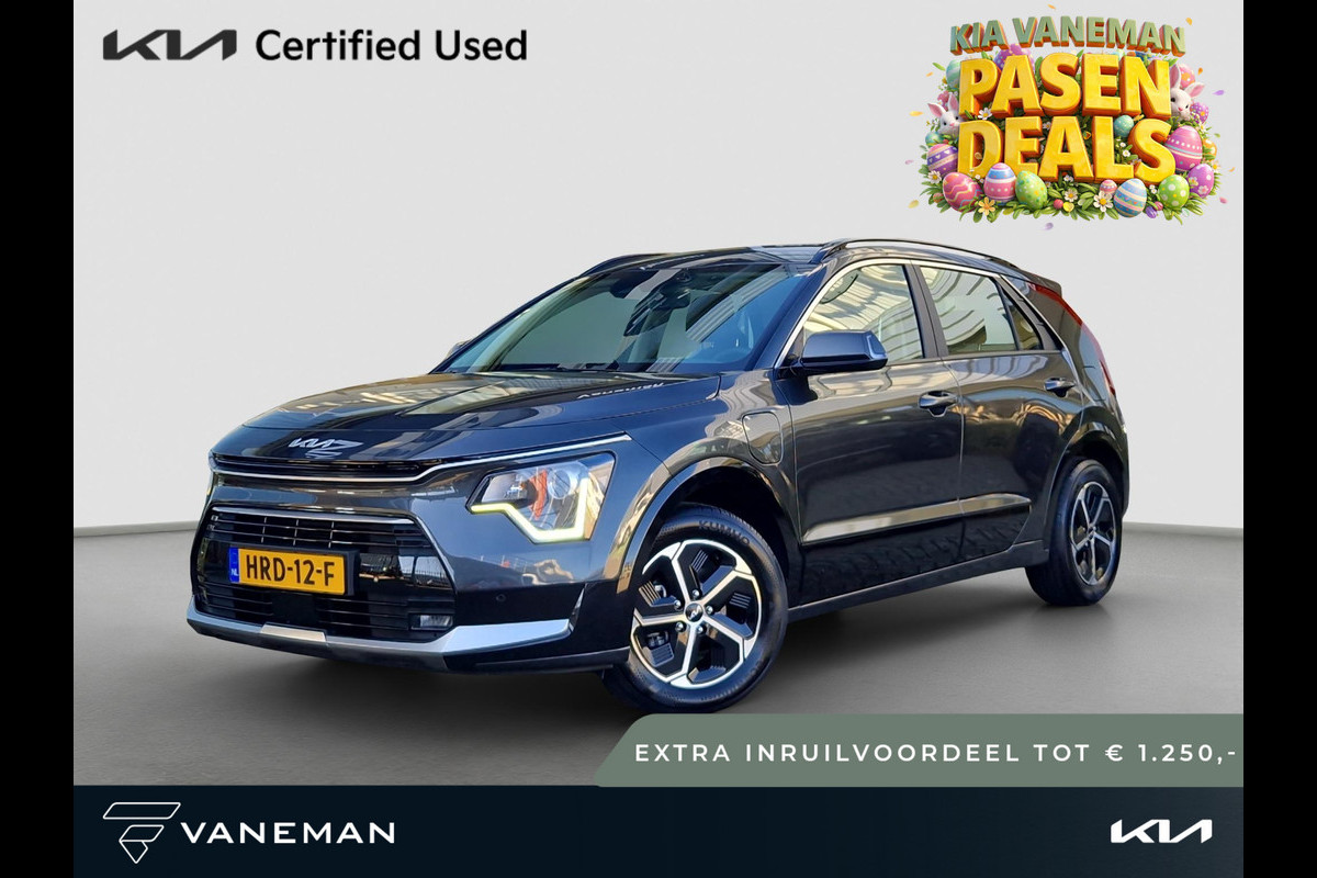 Kia Niro 1.6 GDi PHEV DynamicLine | Tot € 1.250,- extra inruil tijdens dit Paasweekend! | Automaat | Camera | Cruise | Sensoren | Apple Carplay & Android Auto | Navi |