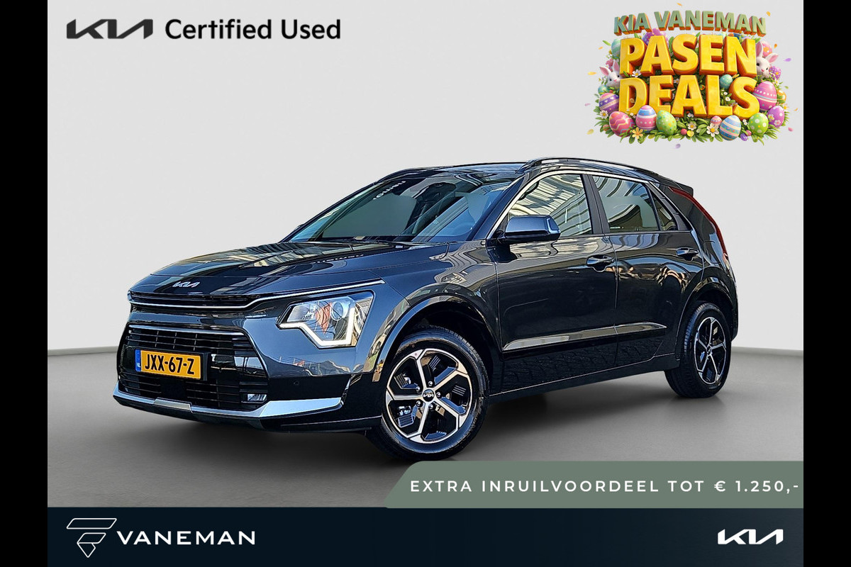 Kia Niro 1.6 GDi Hybrid DynamicLine | Tot € 1.250,- extra inruil tijdens dit Paasweekend! | Demo | Beschikbaarheid In Overleg | Adapt. Cruise | Navi | Clima | LMV |