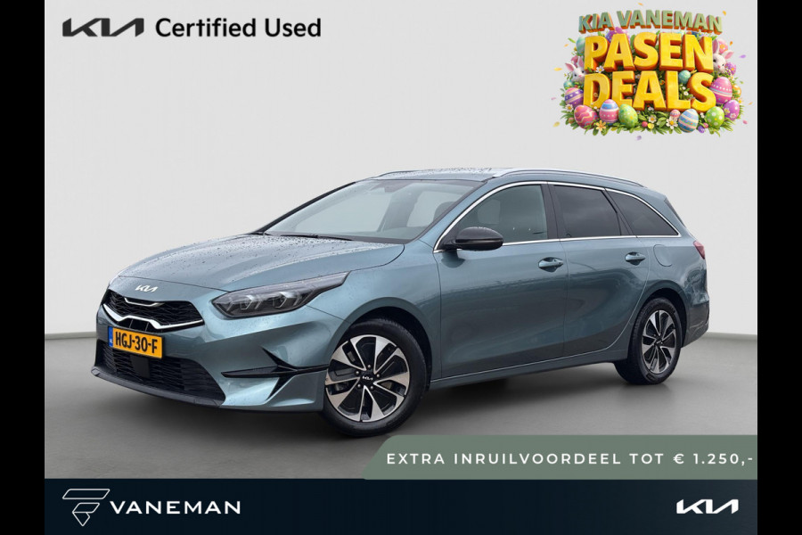 Kia Ceed Sportswagon 1.0 T-GDi MHEV Design Edition Automaat | Tot € 1.250,- extra inruil tijdens dit Paasweekend! | JBL | Stoel- en Stuurverwarming | Lane Assist | Dode Hoek Assistentie | Navi | Apple Carplay & Android Auto |