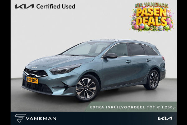 Kia Ceed Sportswagon 1.0 T-GDi MHEV Design Edition Automaat | Tot € 1.250,- extra inruil tijdens dit Paasweekend! | JBL | Stoel- en Stuurverwarming | Lane Assist | Dode Hoek Assistentie | Navi | Apple Carplay & Android Auto |