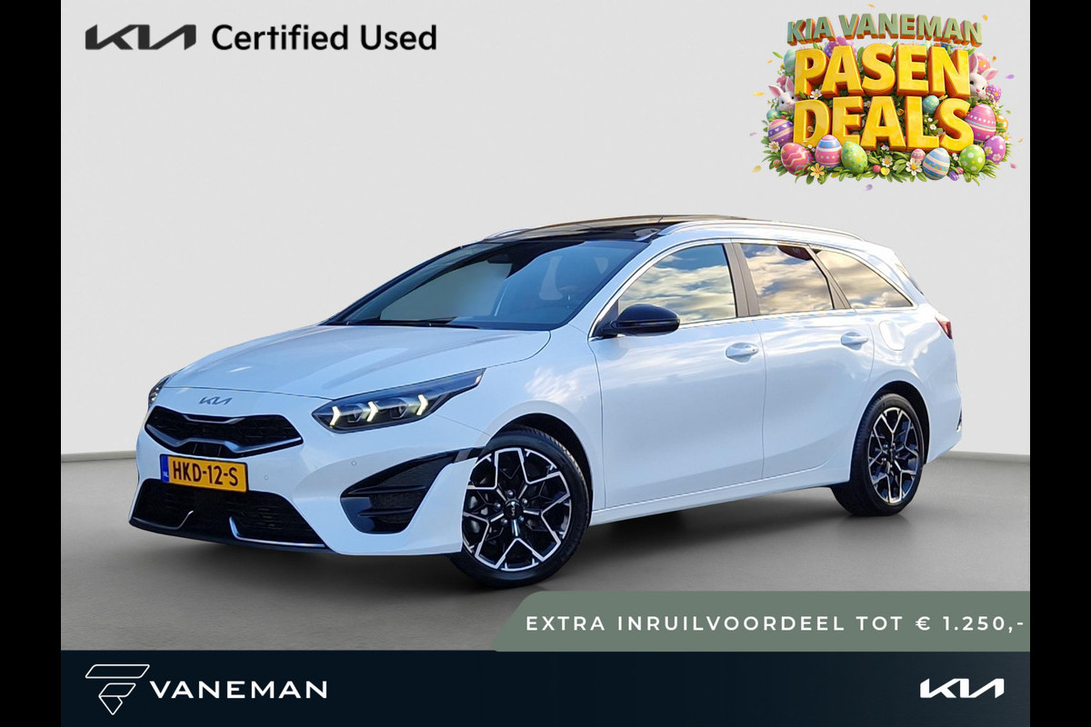 Kia Ceed Sportswagon 1.5 T-GDi GT-Line | Tot € 1.250,- extra inruil tijdens dit Paasweekend! | Pano | Stoelverwarming | LED | Climate | Elek. Achterklep |