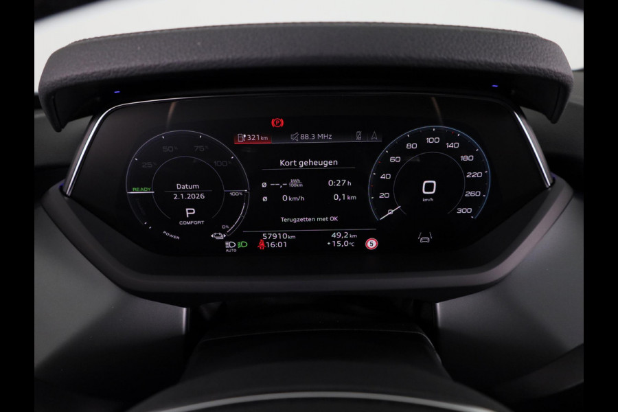 Audi e-tron GT GT 93 kWh 476pk | Panoramadak | Adaptieve cruise controle | Verwarmbare voorstoelen| 20 inch lichtmetalen velgen