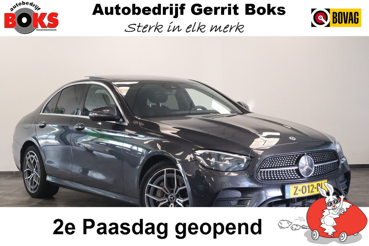 Mercedes-Benz E-Klasse 300 e AMG Line PDC ACC Schuifkanteldak 360 Camera 19''lm ! 2e Paasdag geopend van 12.00 tot 17:00u !