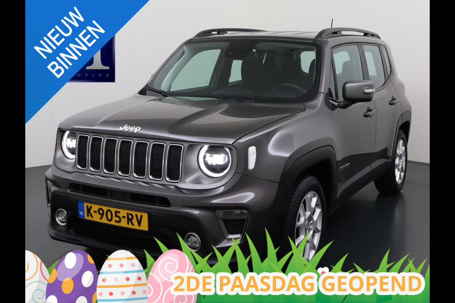 Jeep Renegade 1.0T Limited VAN €19.900,- VOOR €17.877,- UW LENTEVOORDEEL: € 2.023,-!| AFNEEMBARE TREKHAAK| ADAPTIEVE CRUISE CONTROL| RIJKLAARPRIJS INCL.12 MND BOVAG GARANTIE| FULL LED|