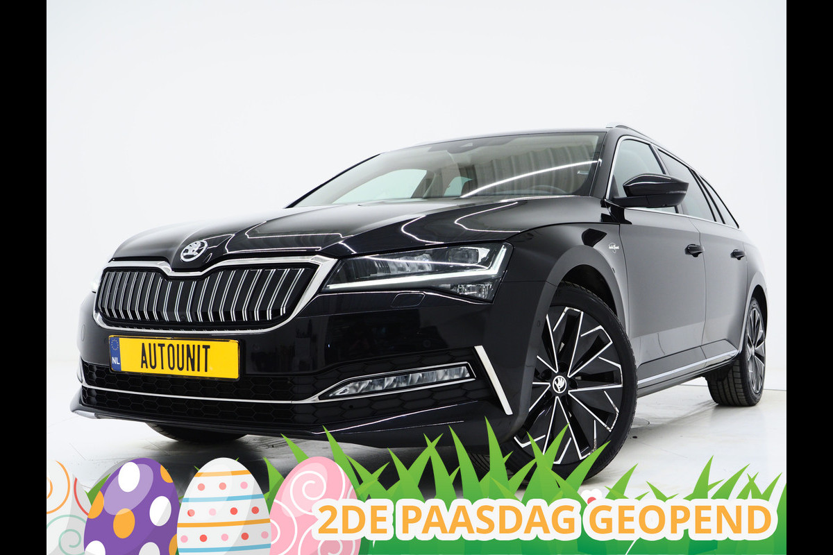 Škoda Superb Combi 1.4 TSI iV Laurin & Klement | Massage | Leder | Trekhaak | 360 | Canton | Keyless | Adaptive Cruise | Carplay