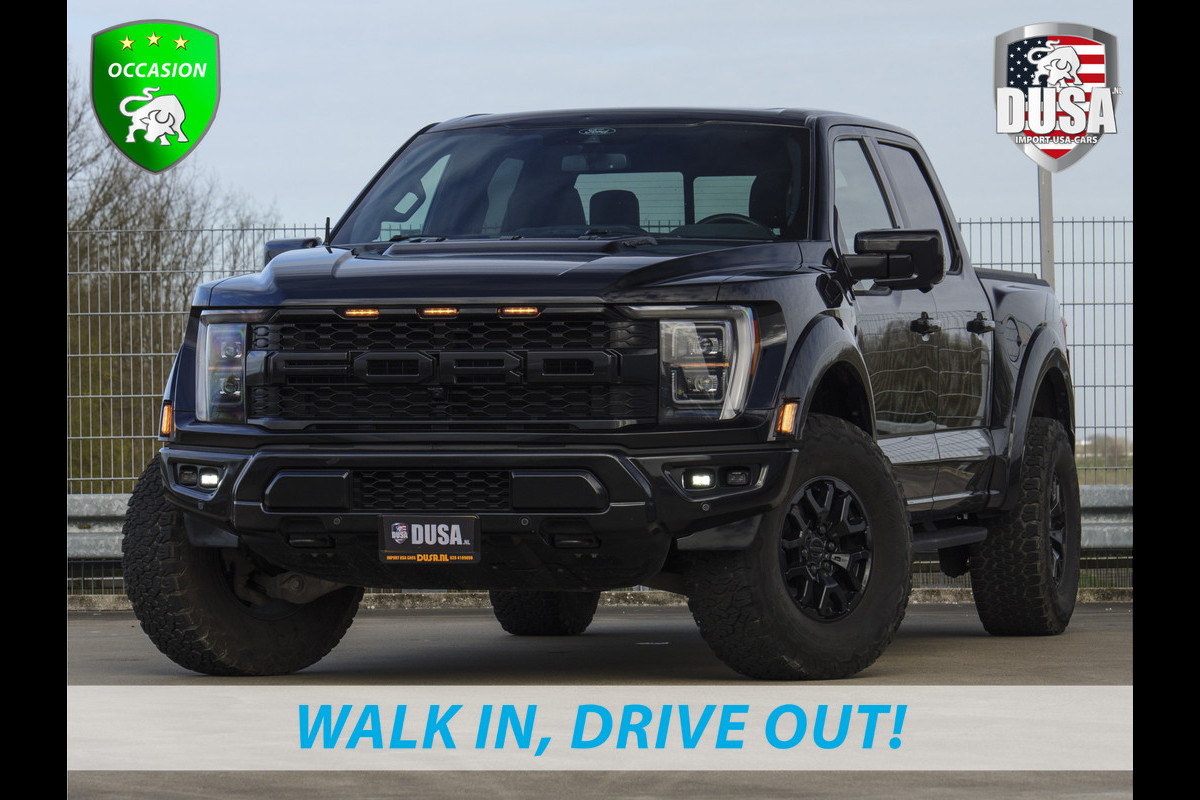 Ford USA F-150 Raptor | SuperCrew | 3.5 V6 Ecoboost | Black ops | Rol cover |  Nieuw Binnen!