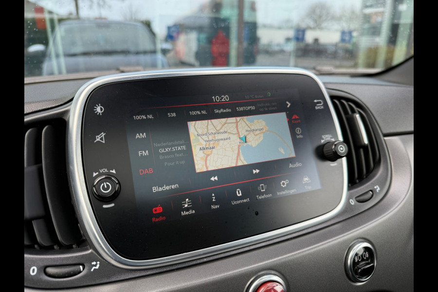 Fiat 500 1.0 Hybrid Rockstar Sport - Navi - Climate - Parkeerhulp- Org.NL