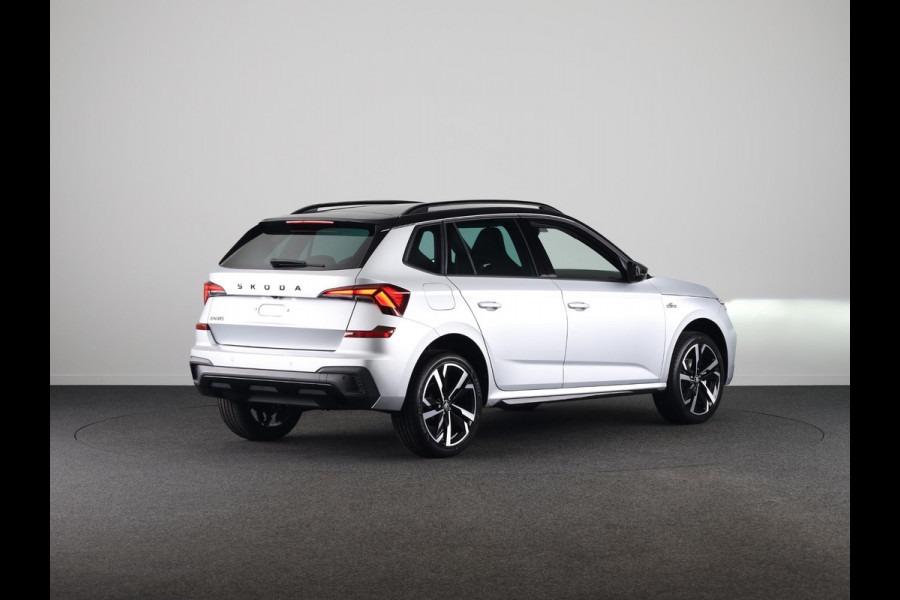 Škoda Kamiq Monte Carlo 1.0 TSI 115 pk 7 versn. DSG | Navigatie Pakket | Travel Assist Plus | Wegklapbare trekhaak | Winter Pakket | Charging | 18 inch lichtmetalen velgen