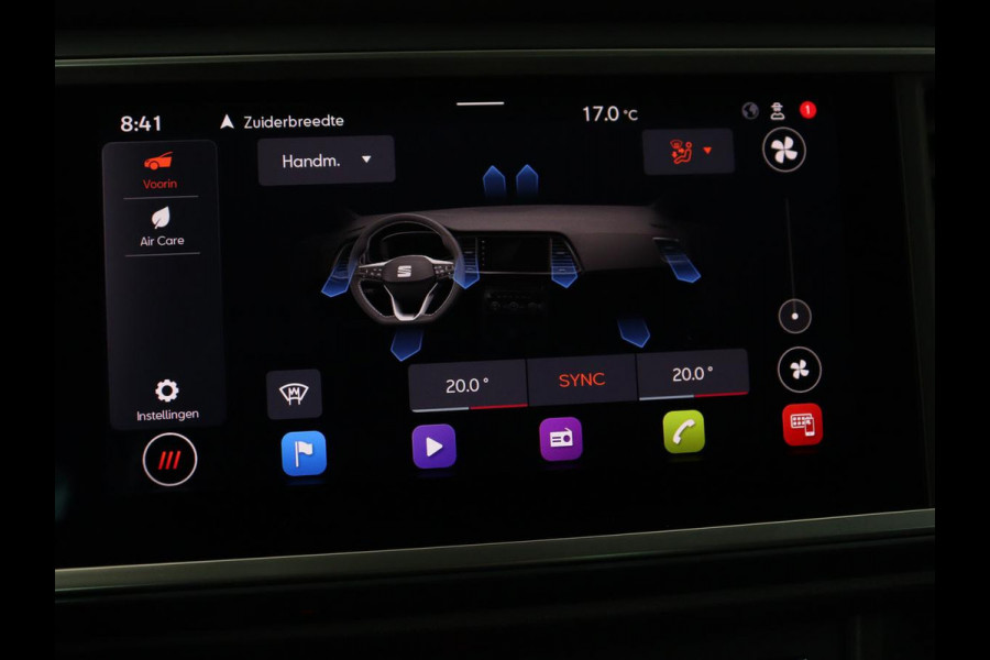 Seat Ateca 1.5 TSI Style Intense | Trekhaak | Leder/Alcantara | Carplay | Camera | Park Assist | Full LED | Navigatie | Climate control | Cruise control | Bluetooth