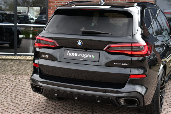 BMW X5 xDrive40d M-Sport 7pers Pano Luchtv ACC Trekh H/K HUD 22inch 4WS Comf-seat