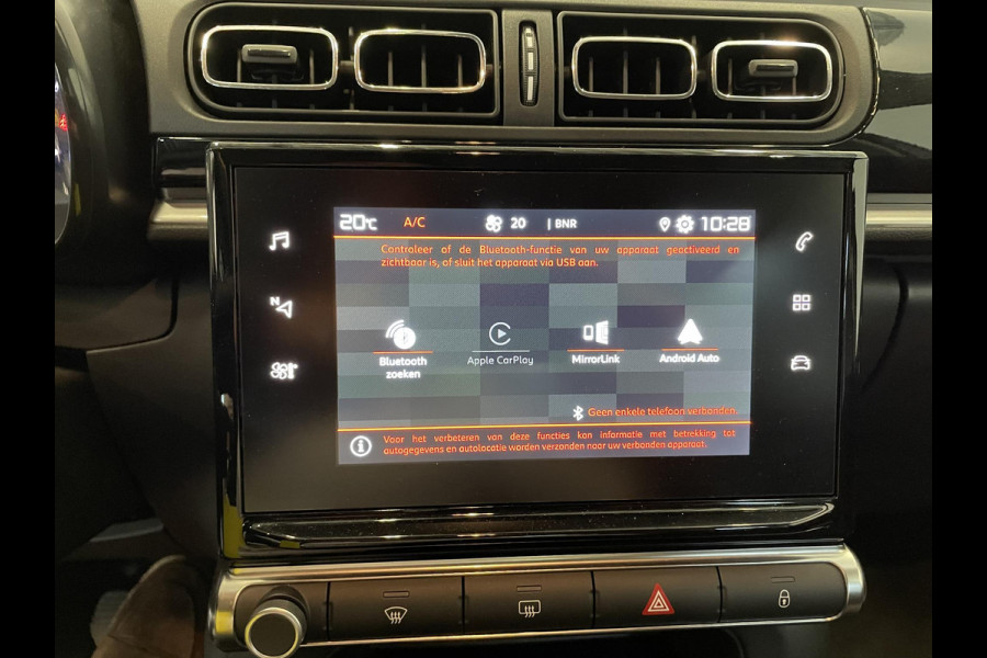 Citroën C3 1.2 PureTech Max Automaat  Airco Navigatie d.m.v.Apple carplay / Android Auto Parksensoren Lichtmetalen Velgen