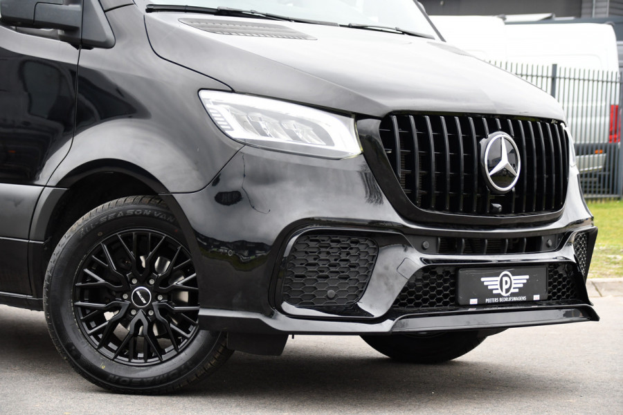 Mercedes-Benz Sprinter 319 V6 3.0 CDI L2H2 AMG Black Edition Camera, Cruise, Carplay, LED, 10,5'' Mbux, 3500kg Trekhaak, Uniek! 190pk, Automaat,