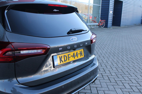 Ford FOCUS Wagon 1.0 155PK AUTOMAAT Hybrid ST LINE | ALL SEASON BANDEN | NAVIGATIE | DRAADLOZE APPLE CARPLAY/ANDROID AUTO | ADAPTIVE CRUISE CONTROL | LANE ASSIST | DODEHOEK DETECTIE | PARKEERSENSOREN VOOR + ACHTER | ACHTERUITRIJ CAMERA | LICHTMETALEN VELGEN 17" | DAB+ RADIO |