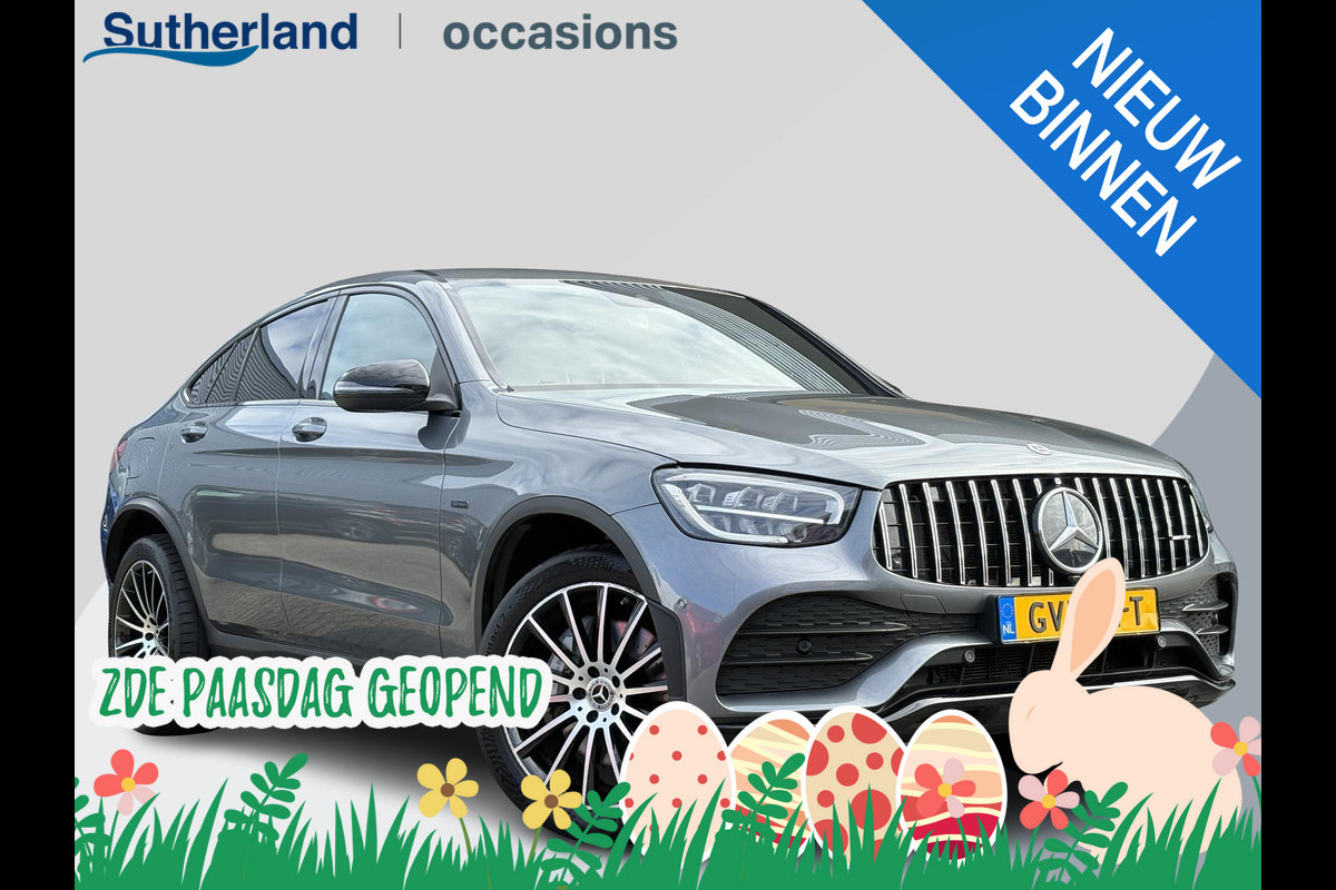 Mercedes-Benz GLC Coupé 300e 4MATIC Business Solution AMG | PHEV | Stoelverwarming | Leer | Camera |