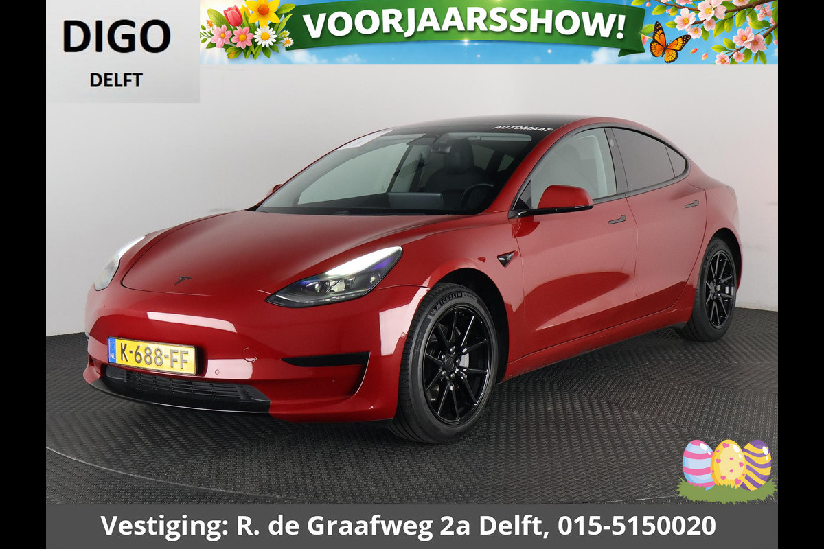 Tesla Model 3 Black Sport Pack RWD Plus 60 kWh 238 PK! | Navigatie | Panoramadak | Camera |