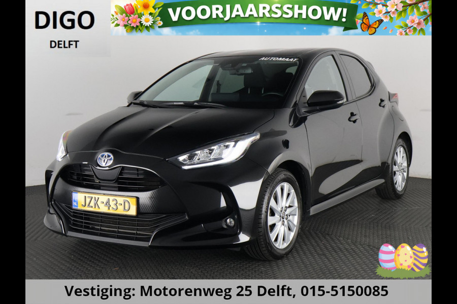 Toyota Yaris 1.5 Hybrid 115 BUSINESS BLACK GARANTIE TOT 7-2032 CARPLAY NAVIGATIE. CAMERA. ADAPTIEVE CRUISE. STUUR/STOELVERW.