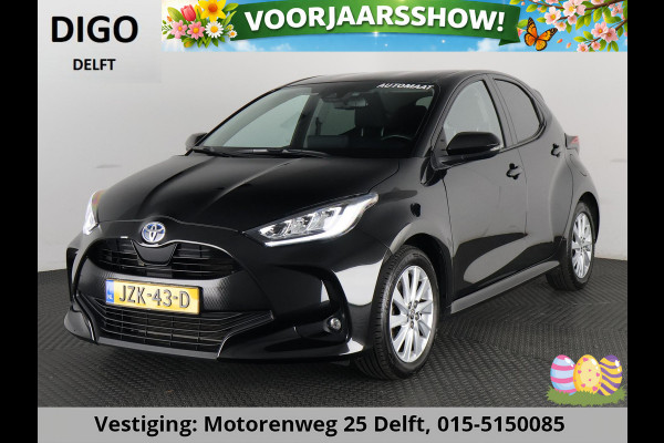 Toyota Yaris 1.5 Hybrid 115 BUSINESS BLACK GARANTIE TOT 7-2032 CARPLAY NAVIGATIE. CAMERA. ADAPTIEVE CRUISE. STUUR/STOELVERW.