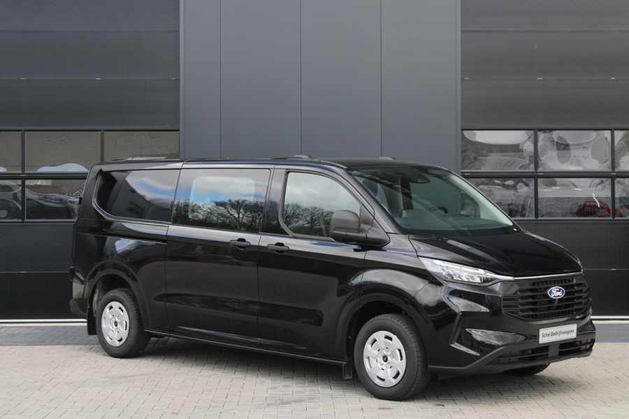 Ford Transit Custom 320 2.0 TDCI L2H1 Trend DC 6 Zits 170pk - Trekhaak - Stoel/Stuurverwarming - Cruise - 70l Tank - LED - Rijklaar
