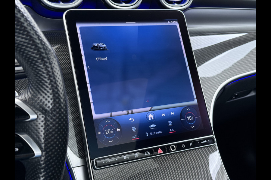 Mercedes-Benz GLC 300e AMG 4Matic // Panorama dak // Burmester // Memory // 360 Camera // 20 inch // Treeplanken // Sfeerverlichting // Keyless