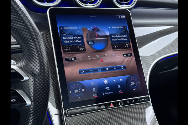 Mercedes-Benz GLC 300e AMG 4Matic // Panorama dak // Burmester // Memory // 360 Camera // 20 inch // Treeplanken // Sfeerverlichting // Keyless