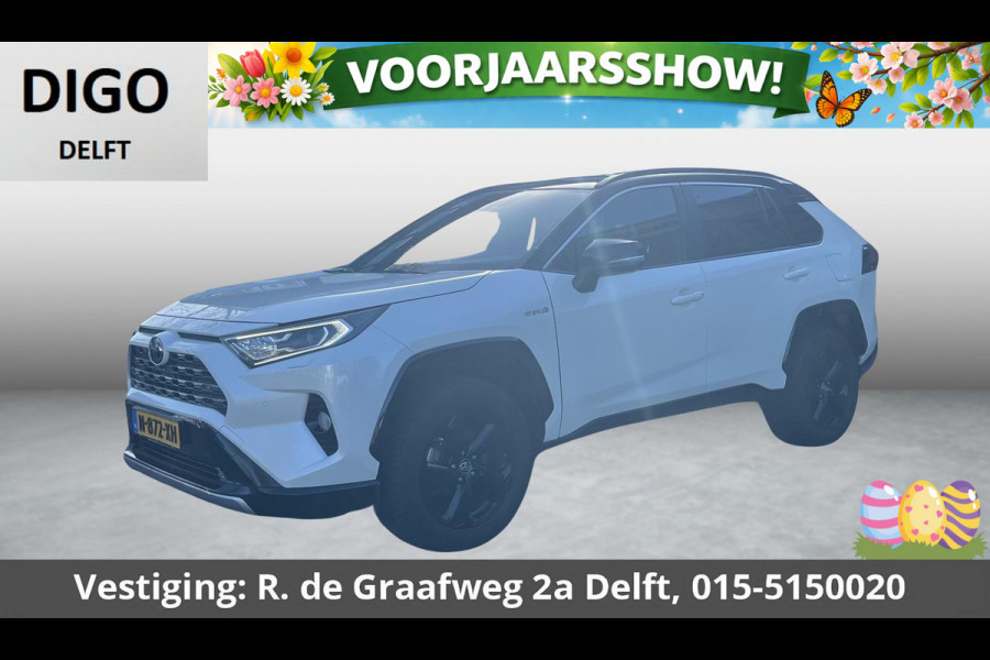 Toyota RAV4 2.5 Hybrid AWD Bi-Tone | 1650 KG trekgewicht | Trekhaak | Parkeersensoren | Apple Carplay & AndroidAUTO | Adapt.Cruise Control |