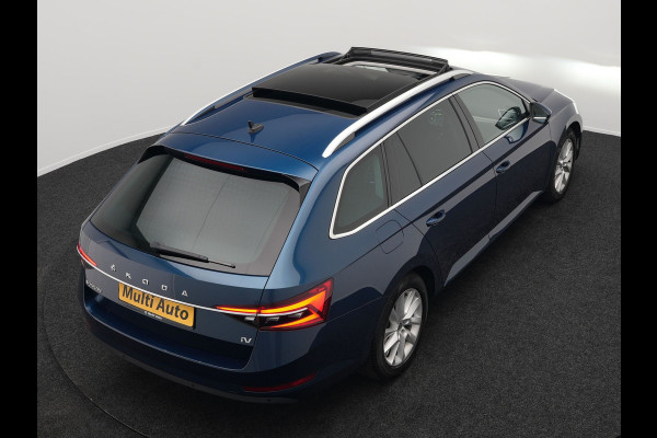 Škoda Superb Combi TSI iV Business Edition Plus Plug In Hybrid 218pk Dealer O.H. PHEV | Panodak | Cruise Control | Sportstoelen Memory & Verwarmd | Crystal LED | Apple Carplay | Virtual | DAB